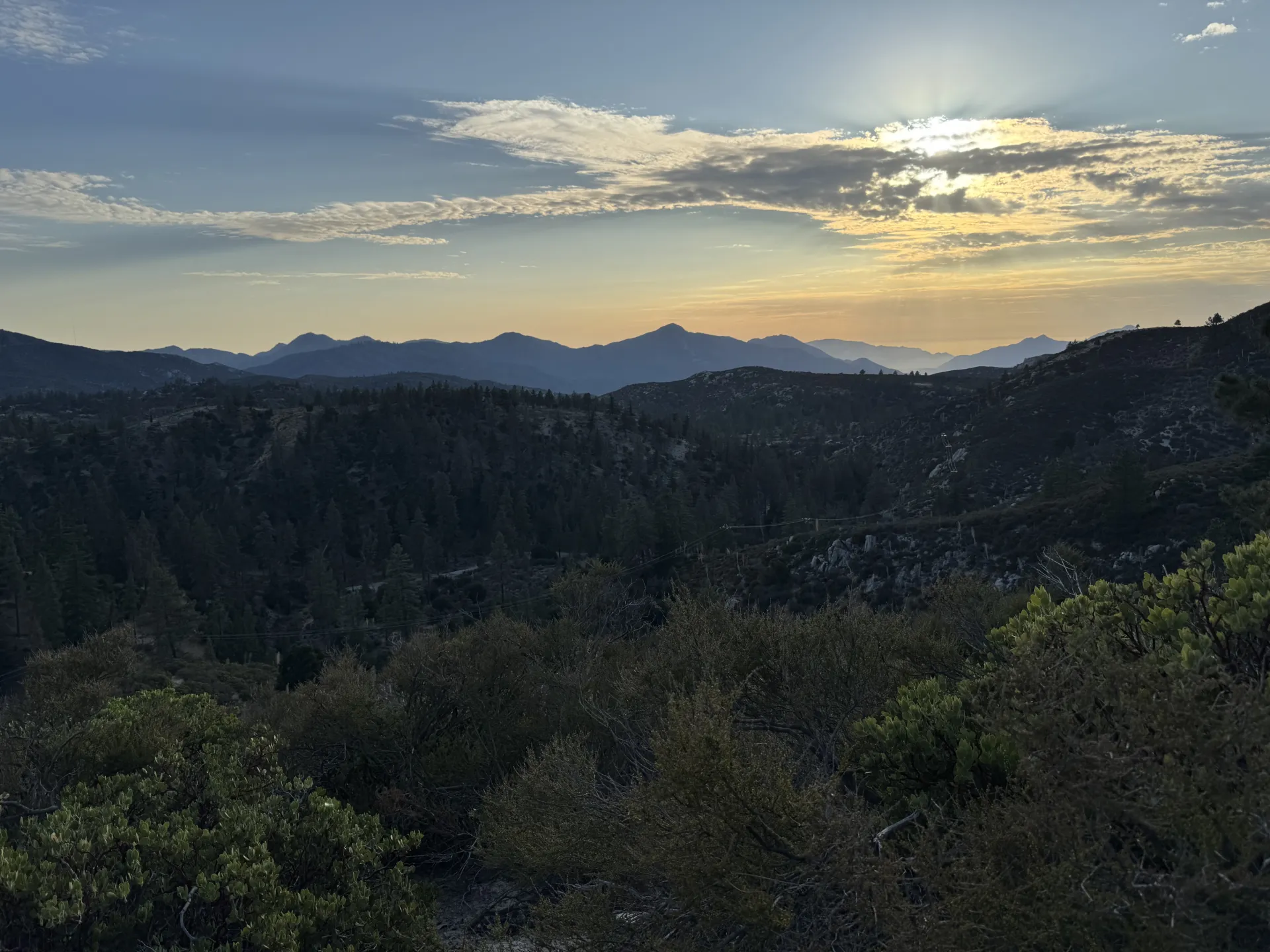 Picture of mountains in Los Angeles